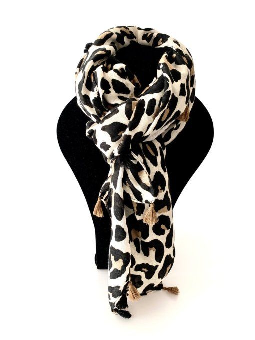 Foulard tendance imprimé animal 