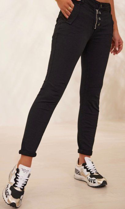 Jean Melly and co NOIR coupe slim - XS au XL