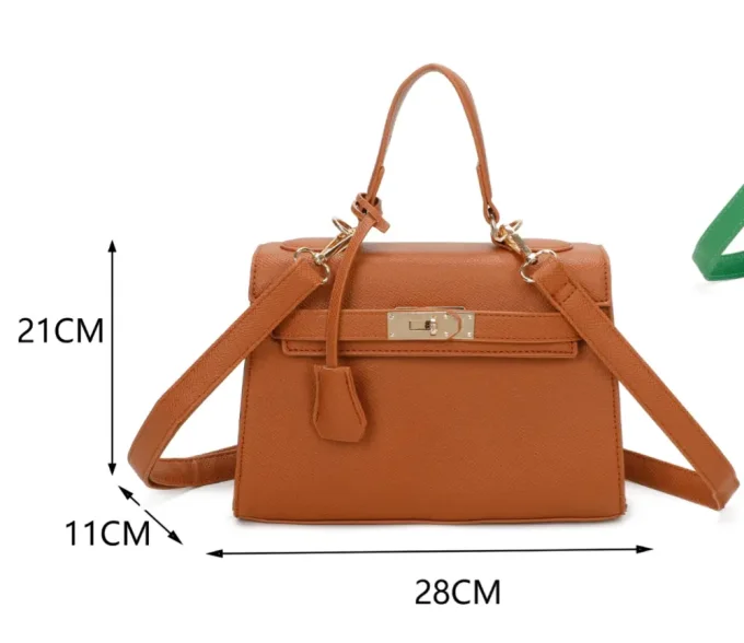 Sac inspi modèle kelly de Hermès Camel ou Noir