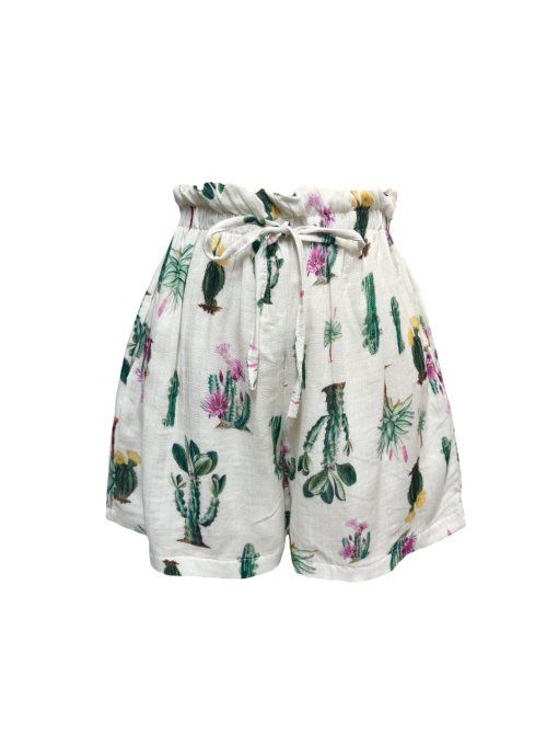 Short cactus gaze de coton 