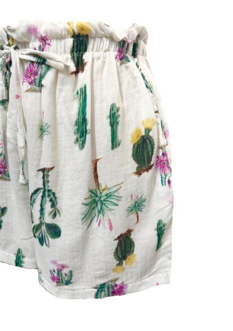 Short cactus gaze de coton 